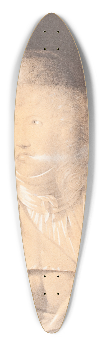 Jean-Baptiste Isabey - Young Smoker in an Ornate Costume 39.3 inch art pintail longboard deck