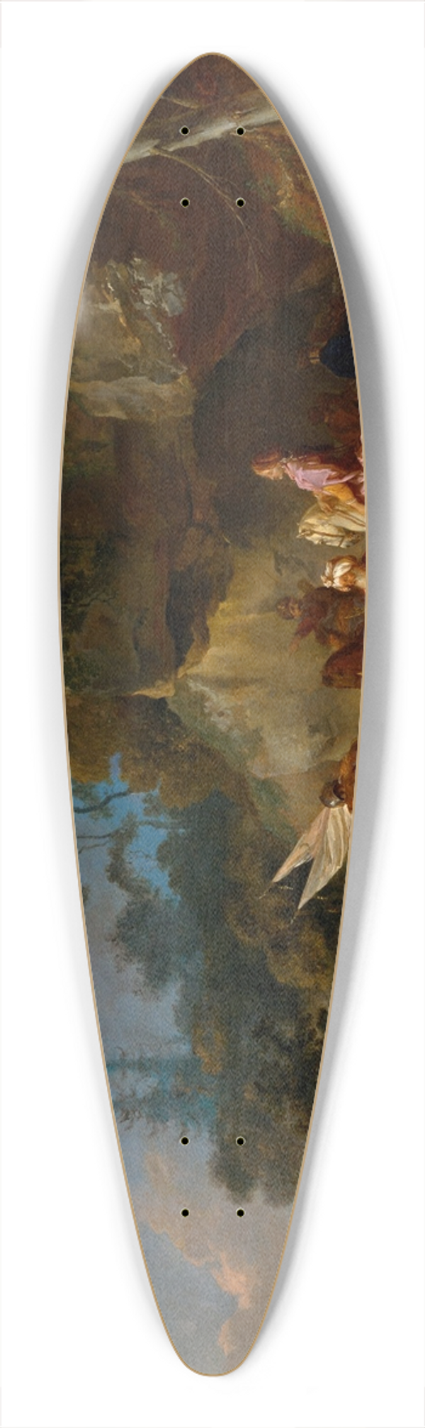 Jean-Baptiste Le Prince - The Tartar Camp 39.3 inch art pintail longboard deck