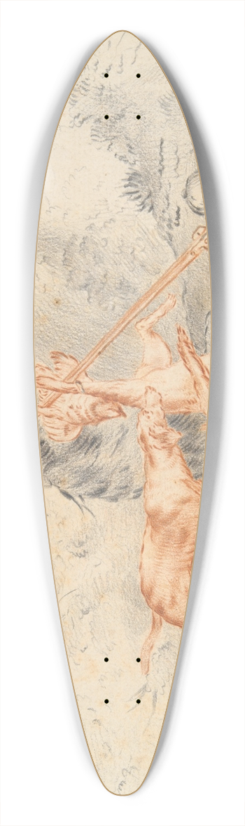 Jean-Baptiste Oudry - Trophy 39.3 inch art pintail longboard deck
