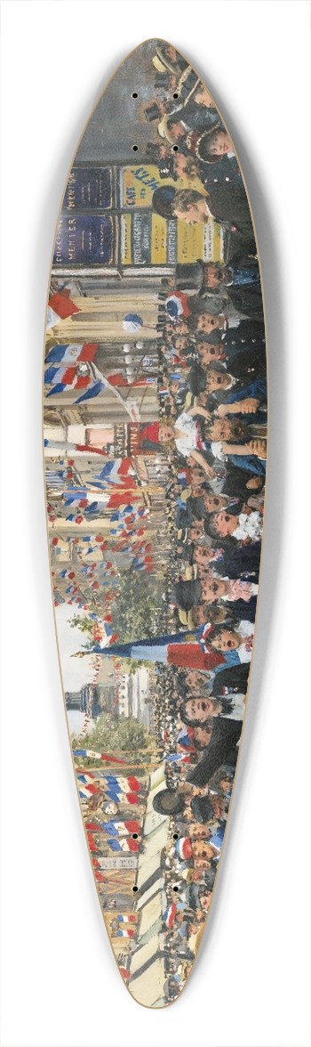 Jean Braud - La Marseillaise 39.3 inch art pintail longboard deck