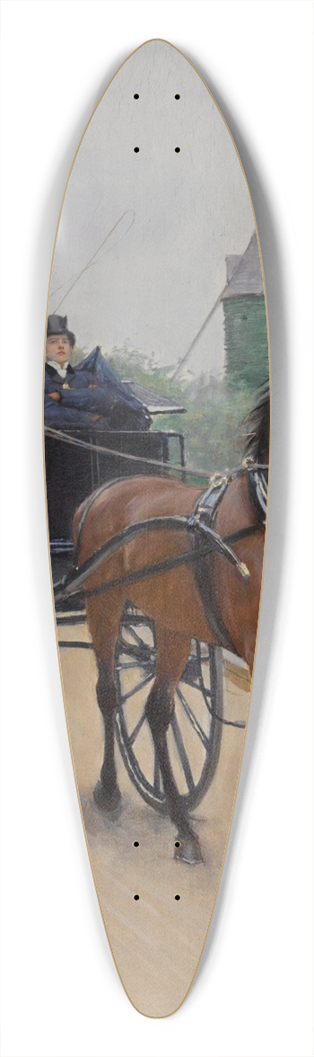 Jean Braud - Le Buggy 39.3 inch art pintail longboard deck
