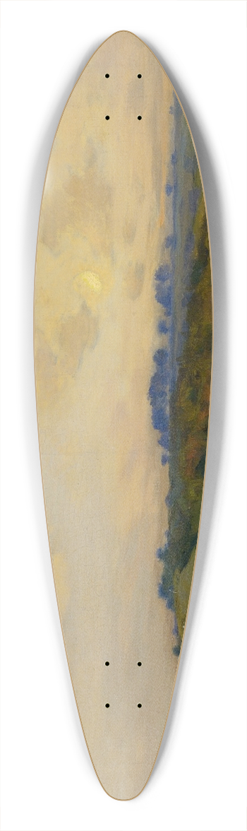 Jean Charles Cazin - After The Harvest 39.3 inch art pintail longboard deck