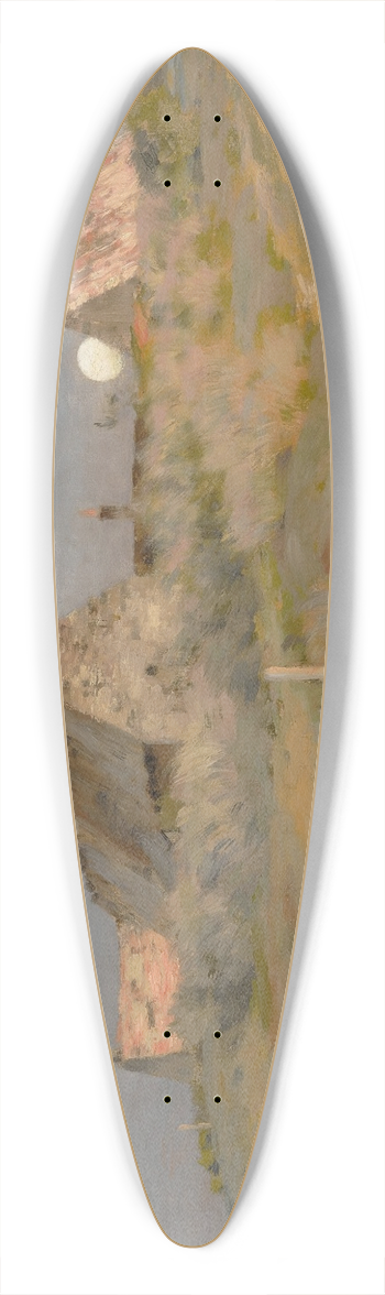 Jean Charles Cazin - Moonrise 39.3 inch art pintail longboard deck
