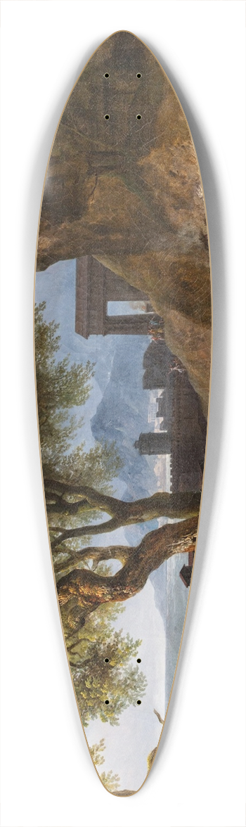 Jean-Charles Joseph Rmond - The Death of Hippolytus 39.3 inch art pintail longboard deck