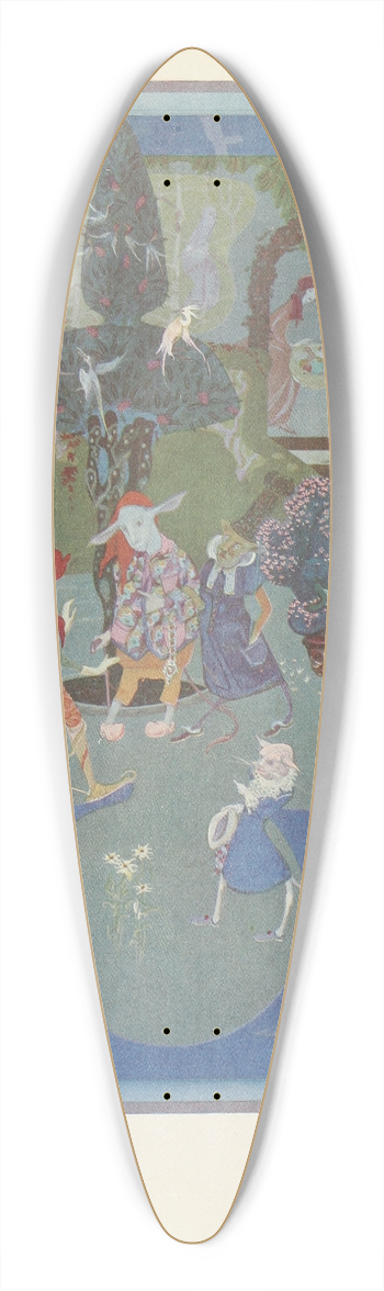 Jean de Bosschre - What else can I do I asked Chanticleer 39.3 inch art pintail longboard deck