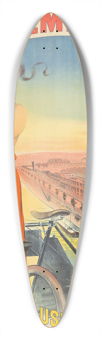 Jean de Paleologue - Clment-Cycles-Motocycles. 39.3 inch art pintail longboard deck