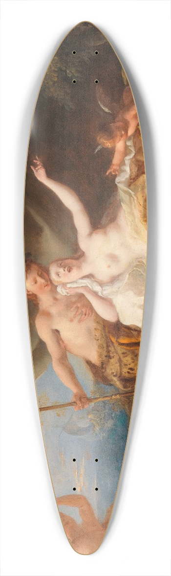 Jean-Franois de Troy - Bacchus and Ariadne 39.3 inch art pintail longboard deck