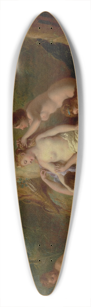 Jean-Franois de Troy - Diana and Her Nymphs Bathing 39.3 inch art pintail longboard deck
