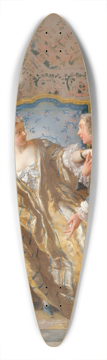 Jean-Franois de Troy - The Garter 39.3 inch art pintail longboard deck