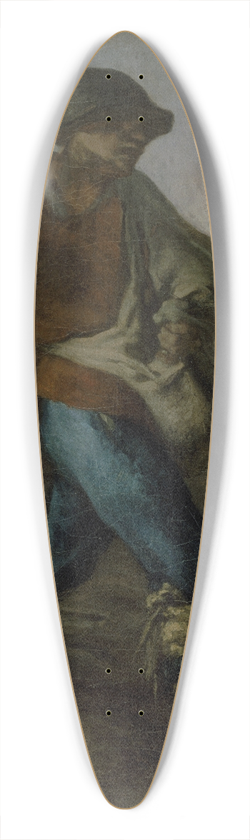 Jean-Franois Millet - The Sower 39.3 inch art pintail longboard deck