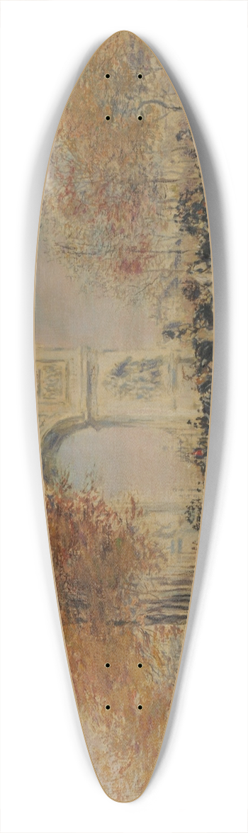 Jean Franois Raffalli - Les Champs-lyses 39.3 inch art pintail longboard deck