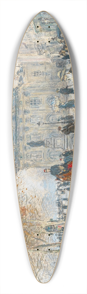 Jean Franois Raffalli - The Quai Malaquais, Paris 39.3 inch art pintail longboard deck