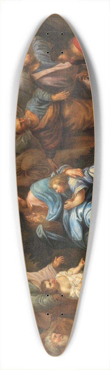 Jean Hlart - Laissez venir  moi les petits enfants 39.3 inch art pintail longboard deck