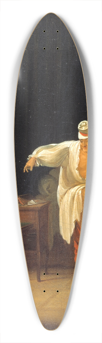 Jean Huber - Voltaire  son lever  Ferney, dictant  son secrtaire Collini 39.3 inch art pintail longboard deck