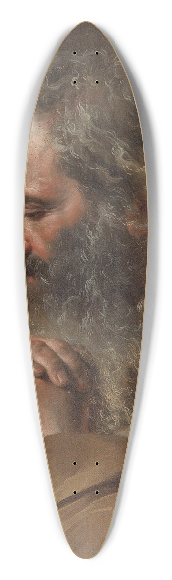 Jean-Jacques de Boissieu - A Male Saint 39.3 inch art pintail longboard deck