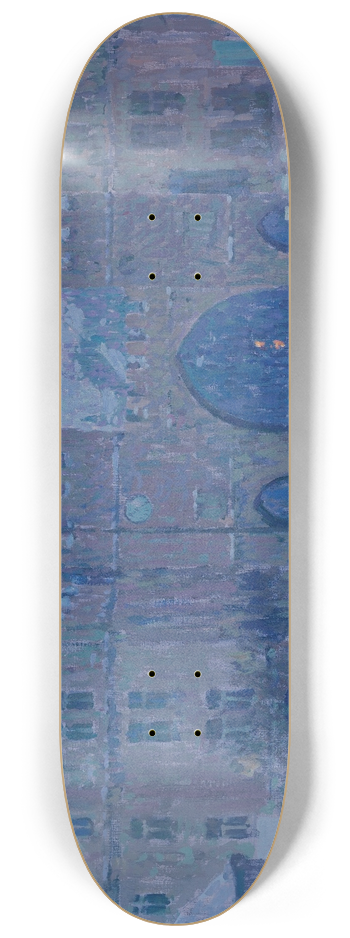 Charles Johann Palmi - Am Karlstor, Mnchen 8.25 inch art skate deck
