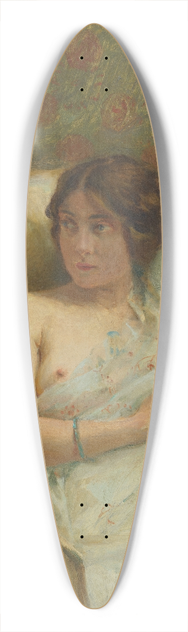 Jean Joseph Weerts - Le lever du matin 39.3 inch art pintail longboard deck