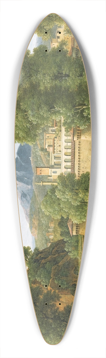 Jean-Joseph-Xavier Bidauld - Paysage classique avec des personnages 39.3 inch art pintail longboard deck