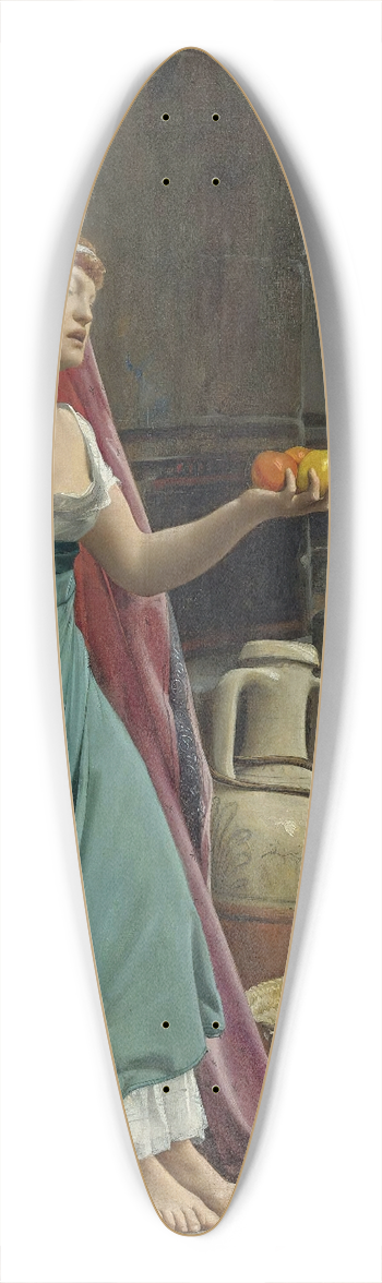 Jean Lecomte du Nou - The Citrus Seller 39.3 inch art pintail longboard deck