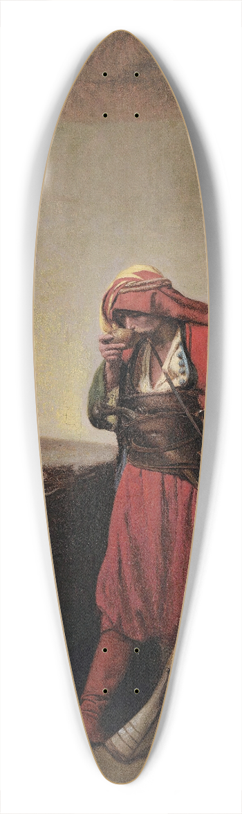 Jean-Lon Grme - Arnaut Drinking 39.3 inch art pintail longboard deck