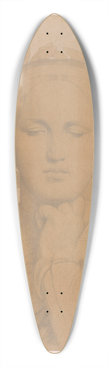 Jean-Lon Grme - Study for an Allegory of Science 39.3 inch art pintail longboard deck