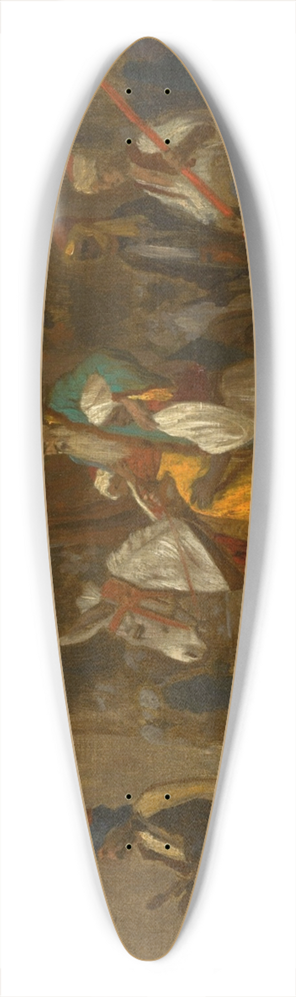 Jean-Lon Grme - The Elders Procession 39.3 inch art pintail longboard deck