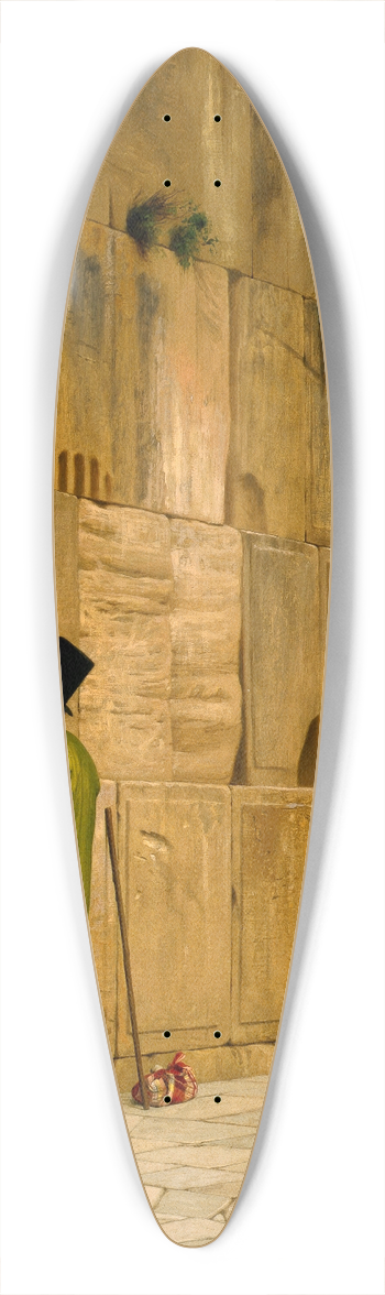 Jean-Lon Grme - The Wailing Wall 39.3 inch art pintail longboard deck