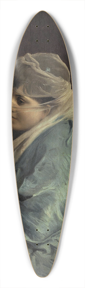 Jean-Lon Grme - Woman of Constantinople 39.3 inch art pintail longboard deck
