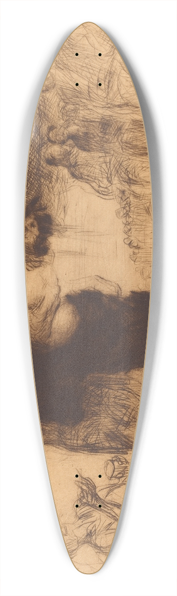 Jean-Louis Forain - Christ Stripped of His Clothes 39.3 inch art pintail longboard deck