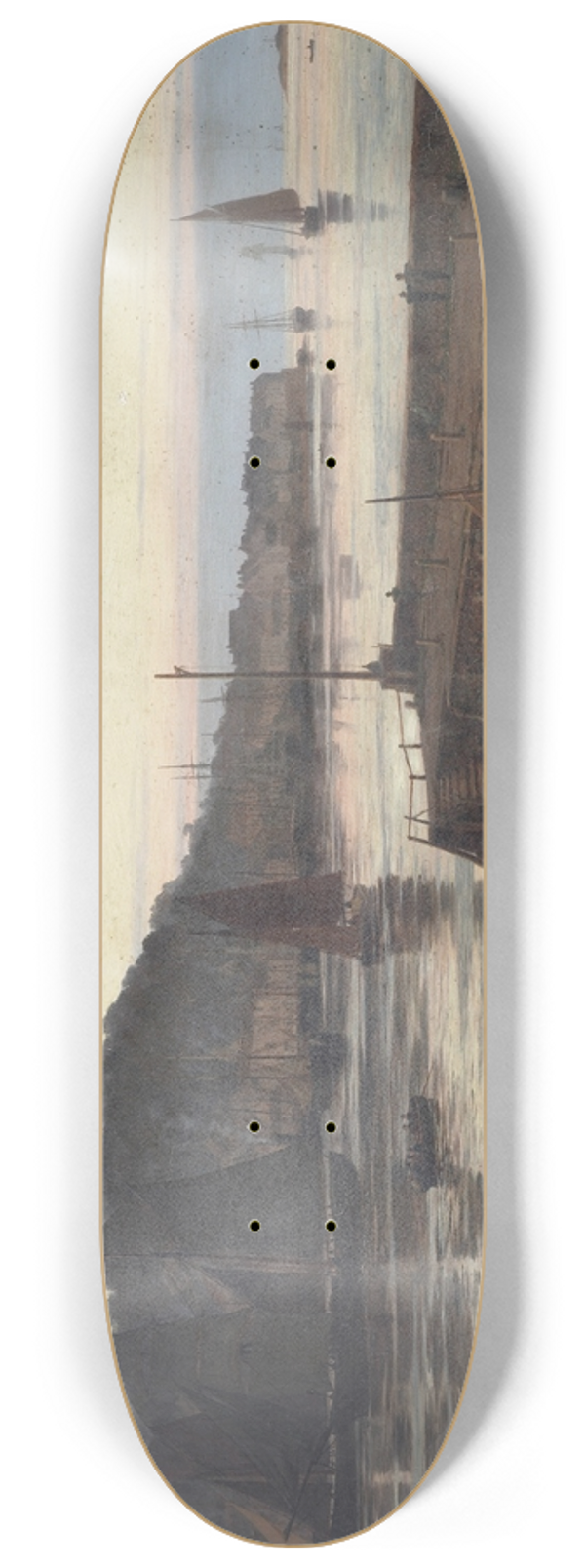 Charles Knight - Low Tide, Appleton Ferry 8.25 inch art skate deck