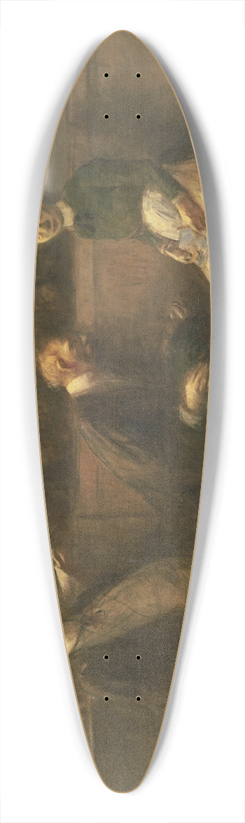 Jean-Louis Forain - The Petition 39.3 inch art pintail longboard deck