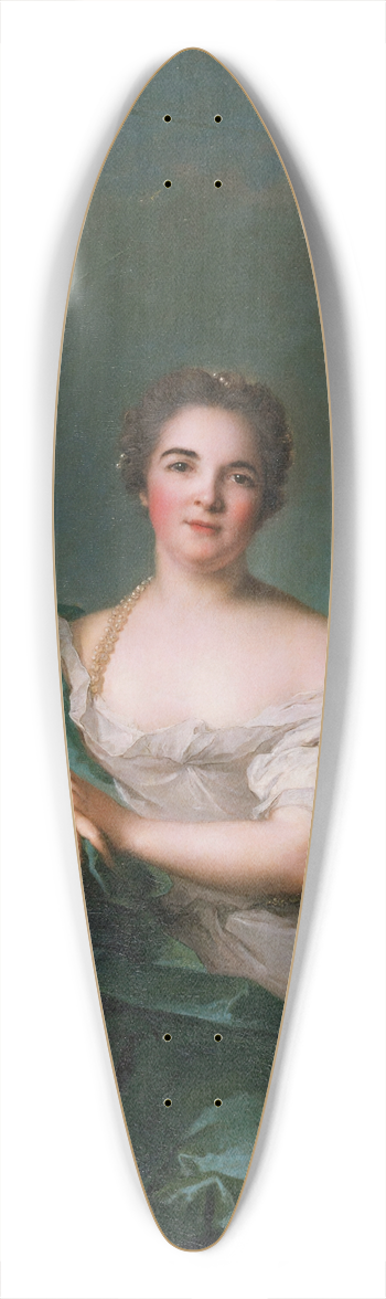 Jean-Marc Nattier - Madame de Flesselles 39.3 inch art pintail longboard deck