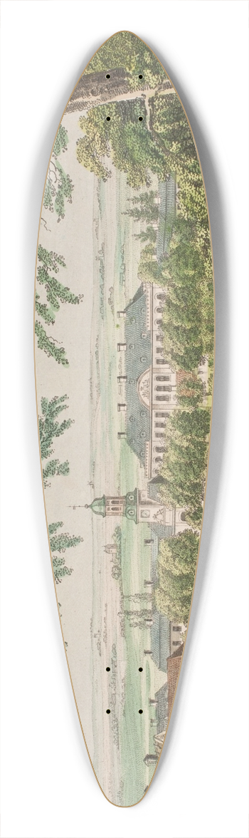 Jens Holm - Lethraborg 39.3 inch art pintail longboard deck