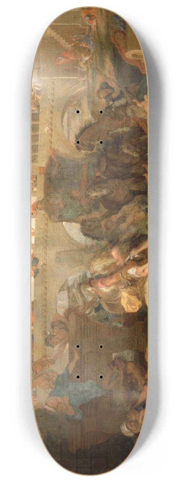 Charles Le Brun - The Massacre Of The Innocents 8.25 inch art skate deck