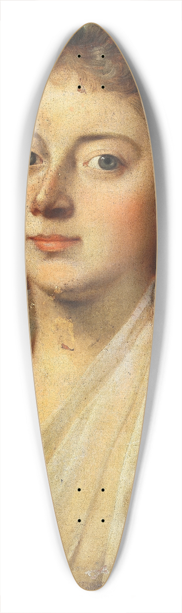 Jens Juel - Portrait of Queen Marie Sophie Frederikke 39.3 inch art pintail longboard deck