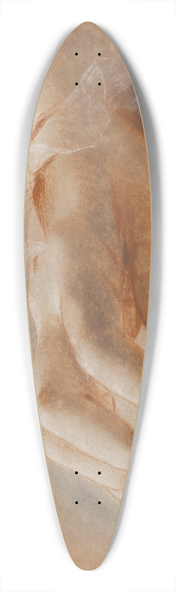 Jens Juel - Study of a Right Hand for the Portrait of countess Anna Joachima Danneskiold-Laurvigen 39.3 inch art pintail longboard deck