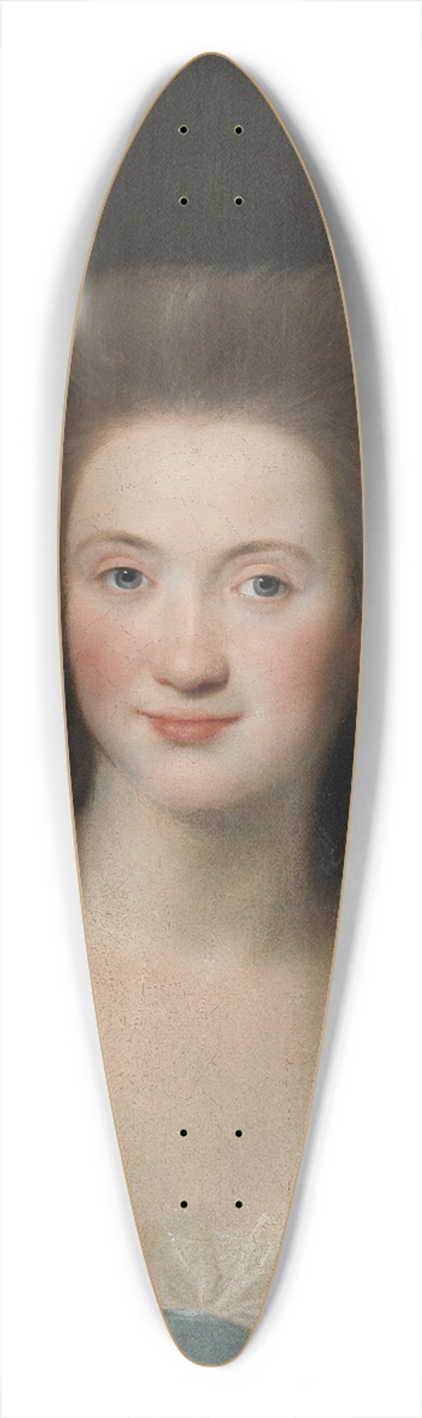 Jens Juel - The Artists First Betrothed 39.3 inch art pintail longboard deck