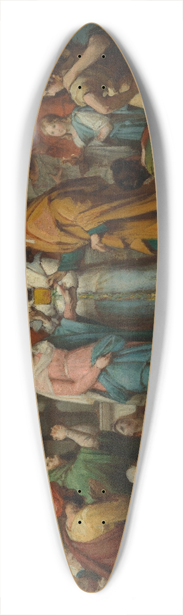 Jerome-Martin Langlois - The Marriage of the Virgin 39.3 inch art pintail longboard deck