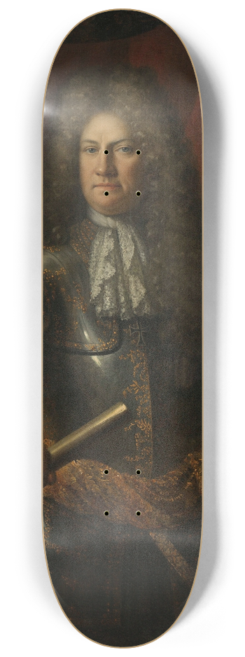 Adriaen van der Werff - Portrait of Lieutenant-General Godard van Reede, Lord of Amerongen 8.25 inch art skate deck