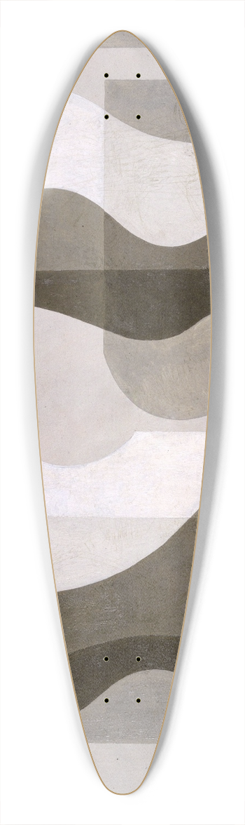 Jessica Dismorr - Superimposed Forms 39.3 inch art pintail longboard deck