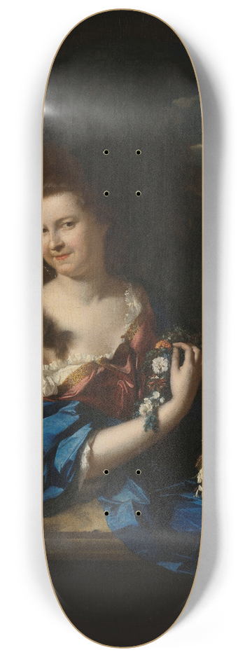 Adriaen van der Werff - Portrait of Margaretha Rendorp, Wife of Jan van de Poll 8.25 inch art skate deck