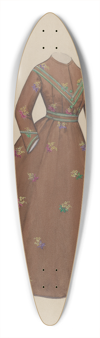 Jessie M. Benge - Dress 39.3 inch art pintail longboard deck