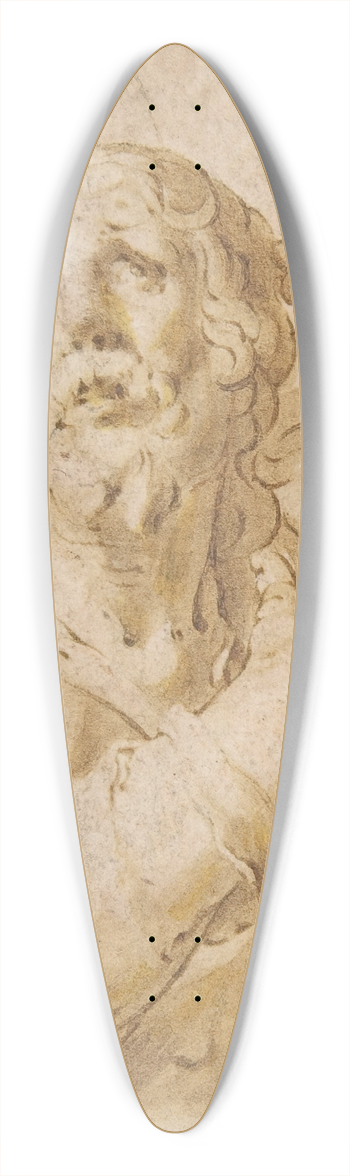 Joachim Wtewael - Christ with the Cross 39.3 inch art pintail longboard deck