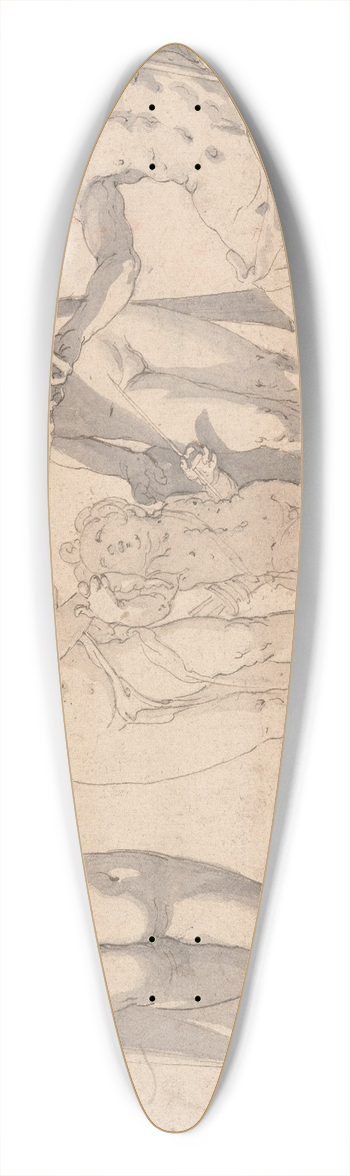 Joachim Wtewael - The Judgment of Paris 39.3 inch art pintail longboard deck