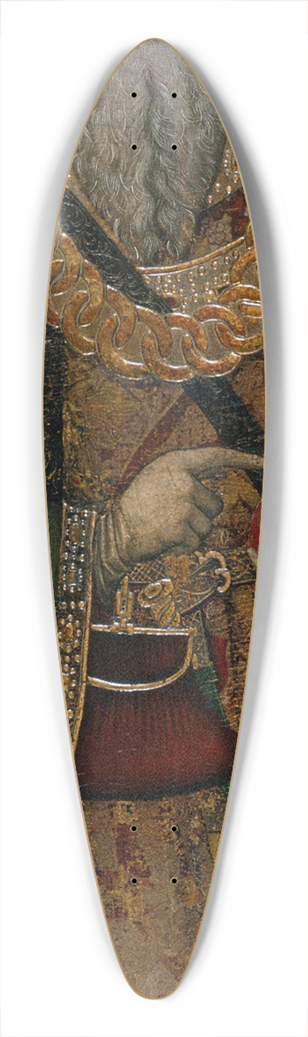 Joan Gasc - David 39.3 inch art pintail longboard deck
