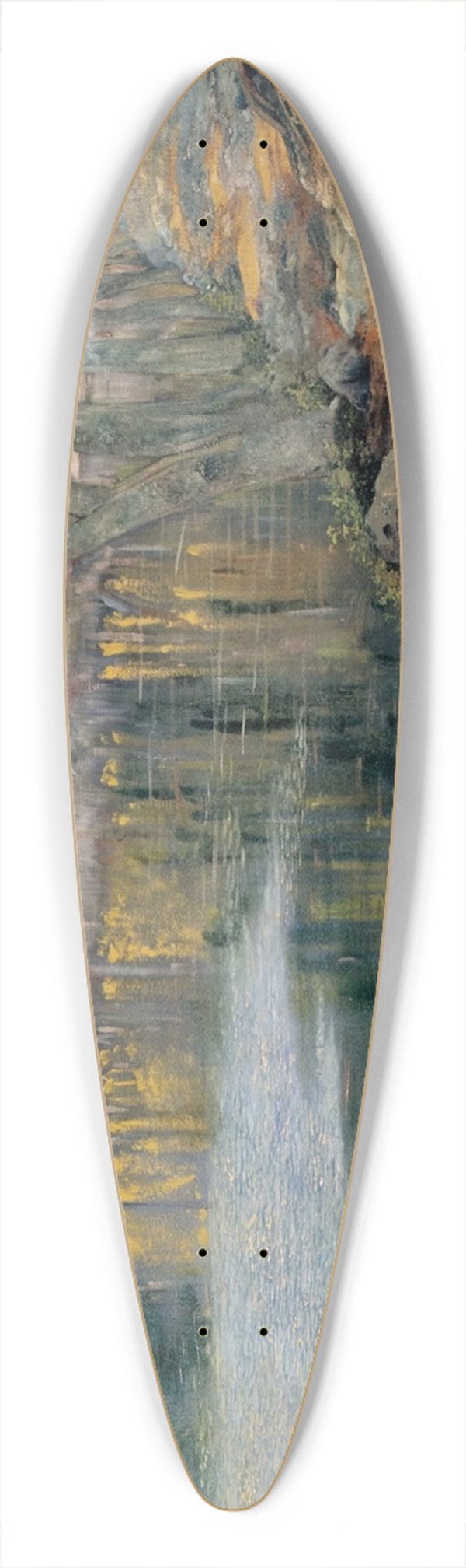 Joaqun Clausell - Burgeoning Springs in Autumn 39.3 inch art pintail longboard deck