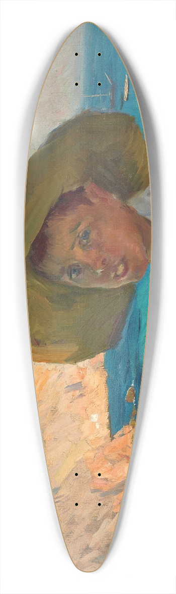 Joaqun Sorolla - Chico con sombrero, Jvea(boy with sombrero, Jvea) 39.3 inch art pintail longboard deck