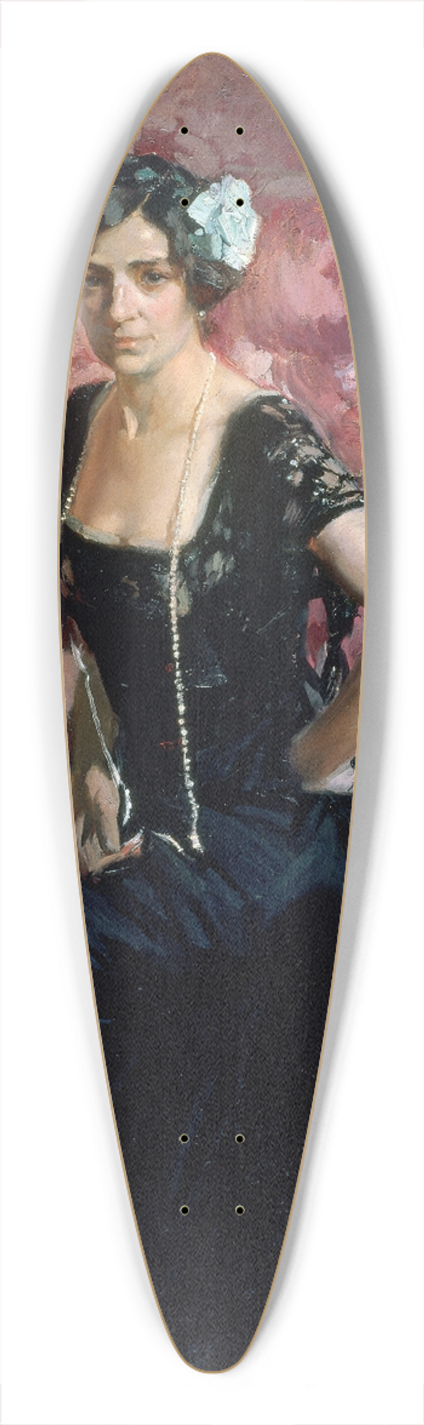 Joaqun Sorolla - Clotilde in evening dress 39.3 inch art pintail longboard deck