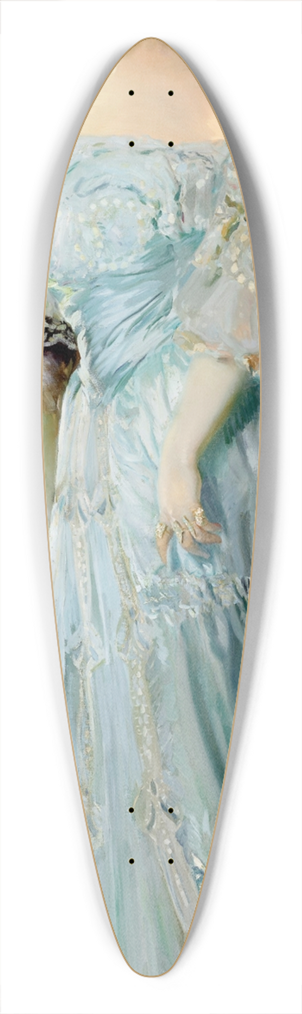 Joaqun Sorolla - Retrato de la tiple Isabel Br (de cuerop entero) 39.3 inch art pintail longboard deck