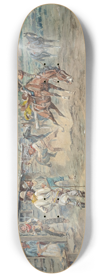 Charles Marion Russell - The Tenderfoot 8.25 inch art skate deck